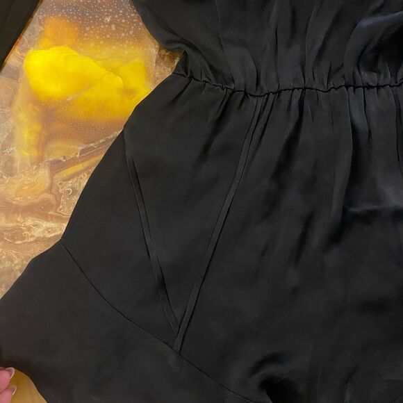 Guess satin black romper, XS - Picture 8 of 10